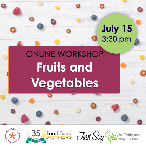 Online Workshop: Fruits & Vegetables  image